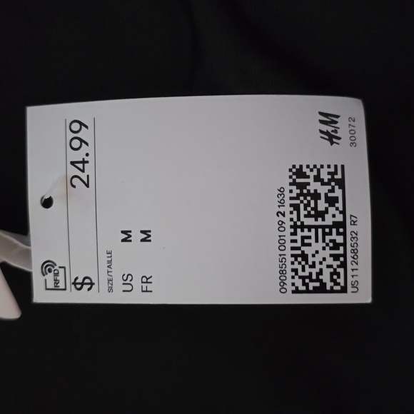 H&M Women's Medium Black Bodysuit New w/ Tags! - Picture 4 of 5